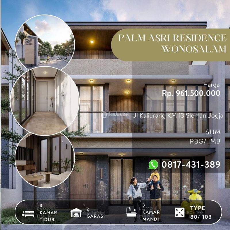 RUMAH DIJUAL JOGJA PALM ASRI WONOSALAM KAMPUS UII JAKAL