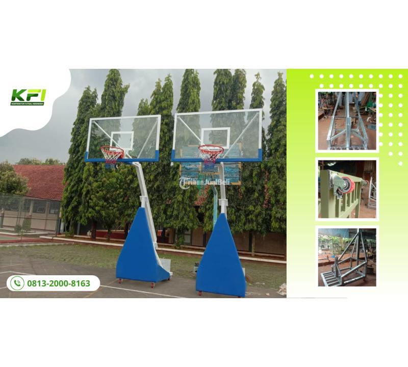 Tempat Tiang Basket Portable 100 BISA DI PERCAYA, WA 0813-1888-3437