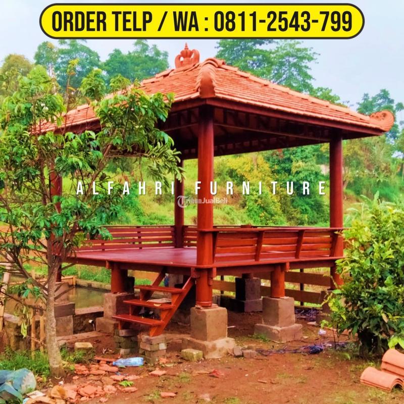 Gazebo Murah 3x4 Kayu Glugu