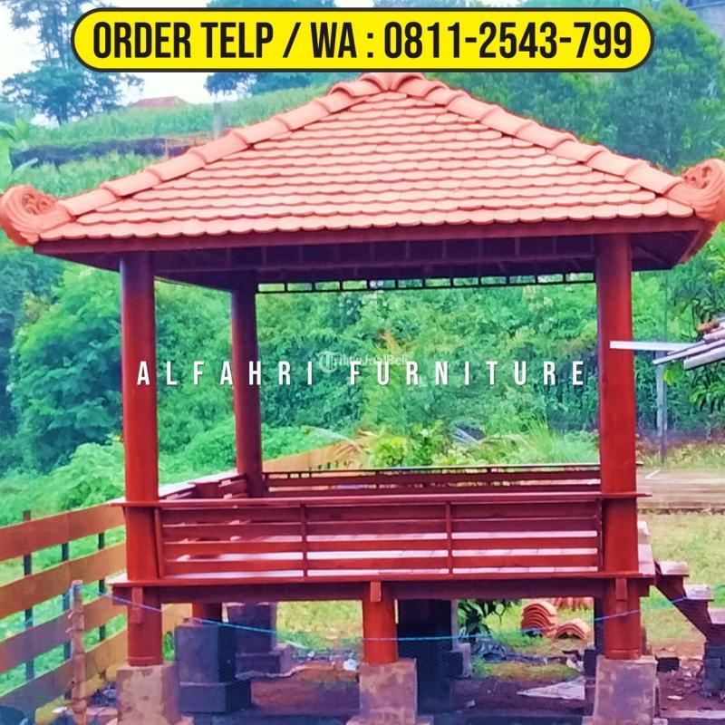 Gazebo Murah 3x4 Kayu Glugu