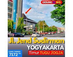 Dijual Tanah Luas 7172 m2 Premium Jogja Tepi Jl Jendral Sudirman eks BHS - Yogyakarta