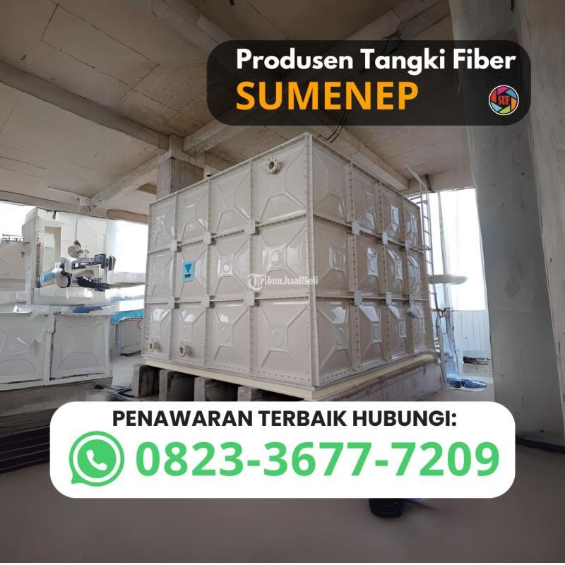 BERPENGALAMAN, Produsen Tangki Fiberglass di Sumenep Jawa Timur untuk Air Bersih dan Limbah Pabrik