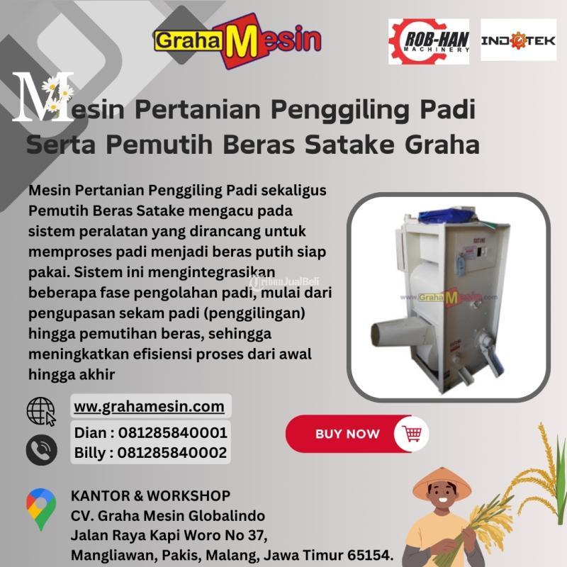 Mesin Pertanian Penggiling Padi Serta Pemutih Beras Satake Hub  081285840001 Dian