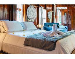 The best, comfortable, safe and quiet residence for rent, bamboo villas  joglo villas