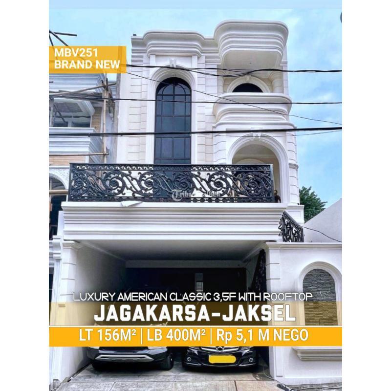 Rumah 3.5 Lantai  Plus Rooftop Jagakarsa Jakarta Selatan