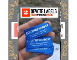Produsen Label Woven Damask Pontianak
