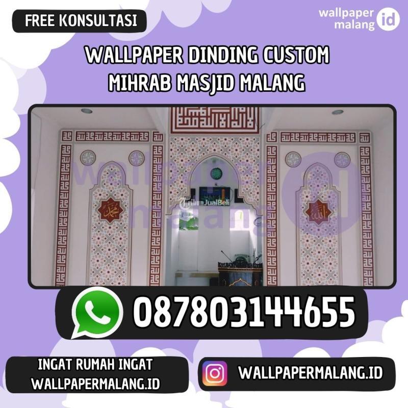 Wallpaper Dinding Custom Mihrab Masjid Malang