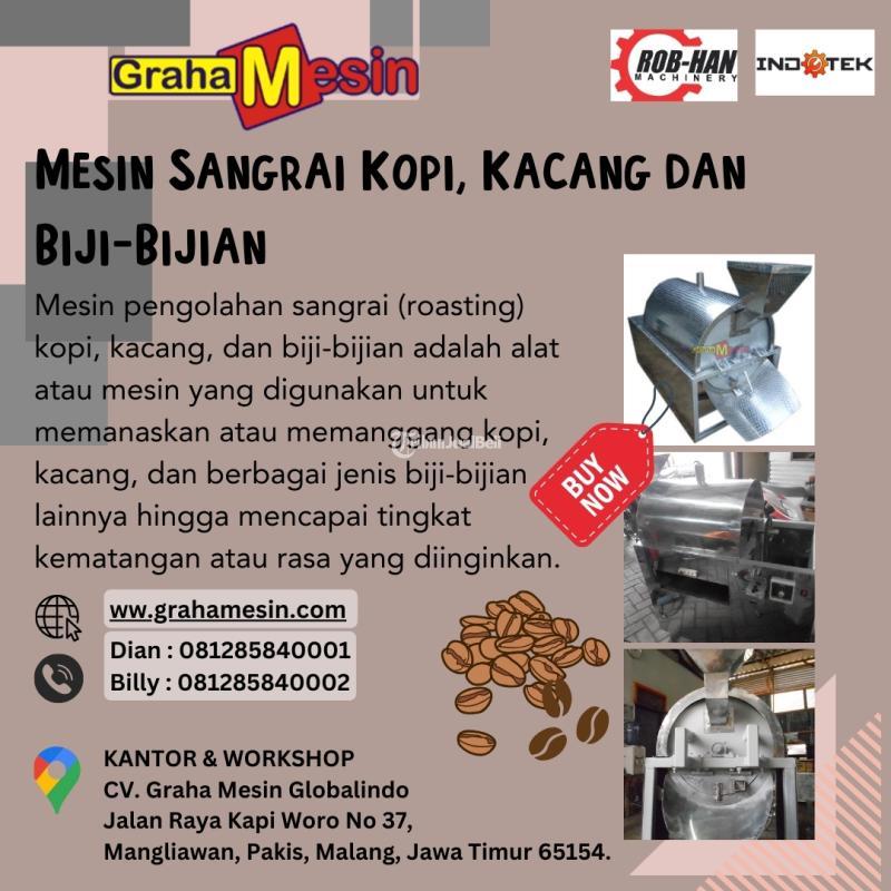 Mesin Sangrai  Roasting Kopi Kacang dan Biji-Bijian Hub : 081285840001 Dian