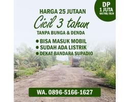 tanah murah pontianak bisa dp 1 juta