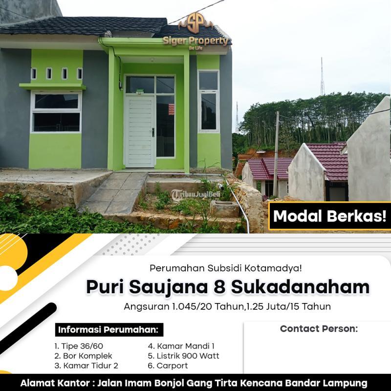 Dijual Rumah Subsidi Tipe 36/60 2KT 1KM Lokasi Strategis di Bandar ...