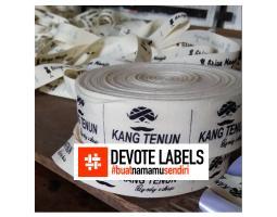 Produsen Label Woven Damask Sambas