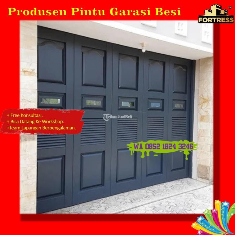 CUSTOM UKURAN.. Wa 0852 1824 3246 Produsen Pintu Carport Besi Untuk Pabrik Di Brebes