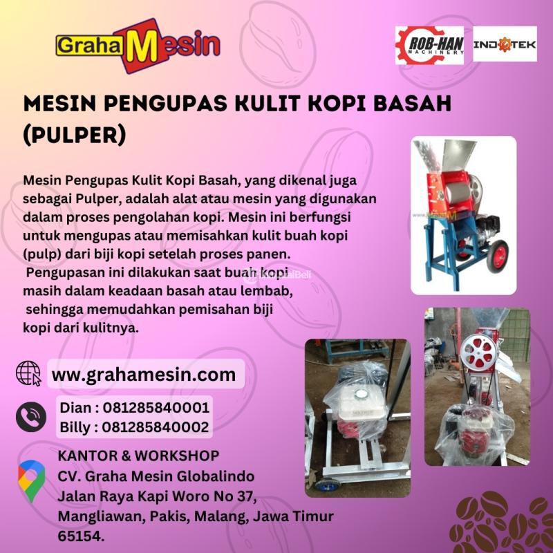 Terbaik Mesin Pengupas Kulit Kopi Basah Pulper) Hub : 081285840001 Dian