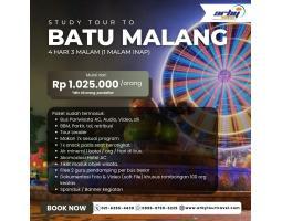 PAKET WISATA STUDY TOUR BATU MALANG 4H3M - 1 malam inap
