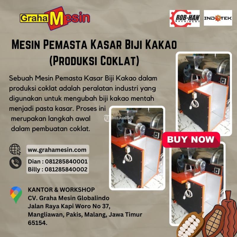 Terbaru Mesin Pemasta Kasar Biji Kakao Produksi Coklat) Hub : 081285840001 Dian