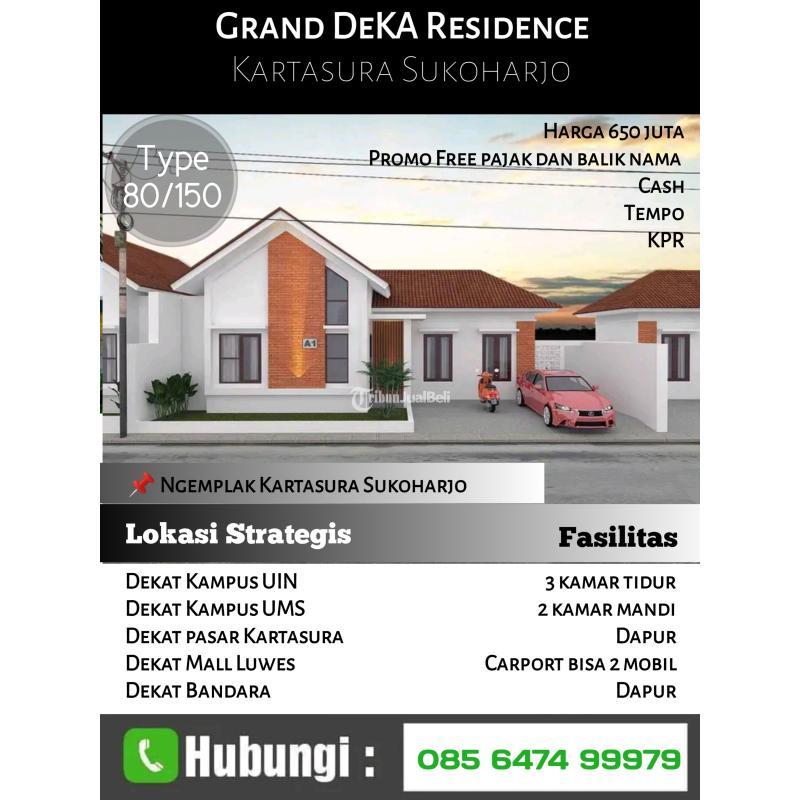 Rumah mewah di ngemplak kartasura dekat kampus UIN