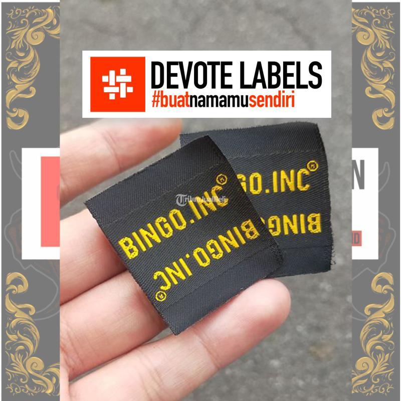 Label Woven Bahan Lembut untuk Pakian Damask Wates - Kulon Progo Jogja