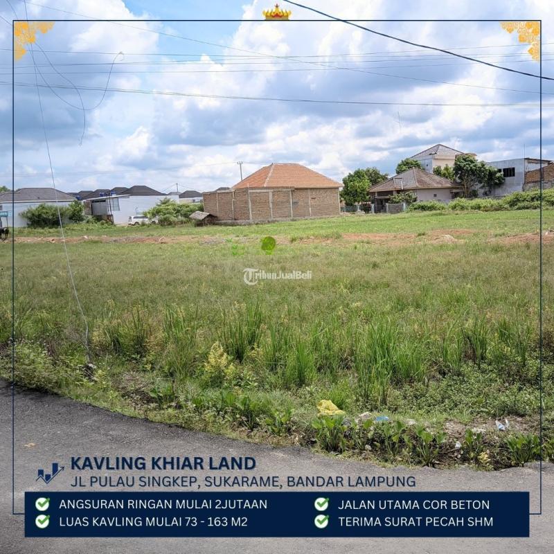 TANAH MURAH PINGGIR JALAN SUKARAME DEKAT PASAR DAN KAMPUS UIN