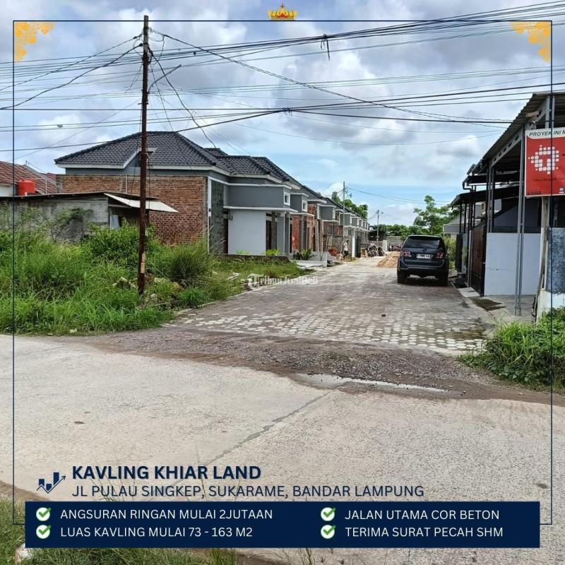 TANAH MURAH PINGGIR JALAN SUKARAME DEKAT PASAR DAN KAMPUS UIN