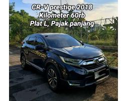 CRV turbo Prestige 2018 KM60 hitam