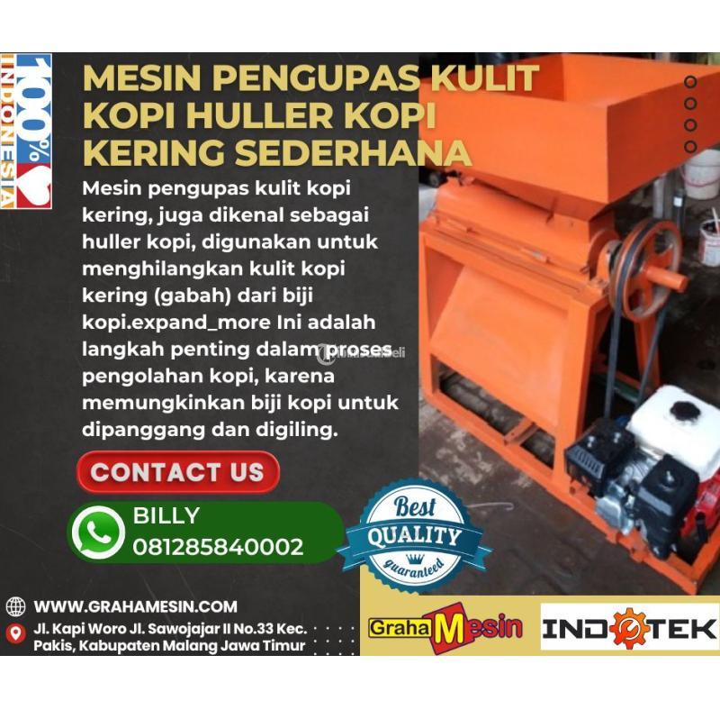 MESIN PENGUPAS KULIT KOPI HULLER KOPI KERING SEDERHANA MALANG