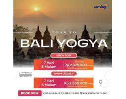 PAKET WISATA STUDY TOUR BALI YOGYA 7H6M