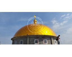 Harga Kubah Masjid Terbaru Anti Karat Bahan Enamel Galvalum GRC