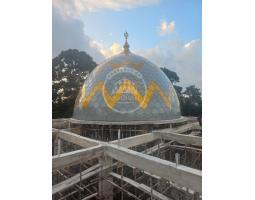 Pembuat Kubah Atap Gedung Masjid Bahan Enamel Galvalum GRC Stainless