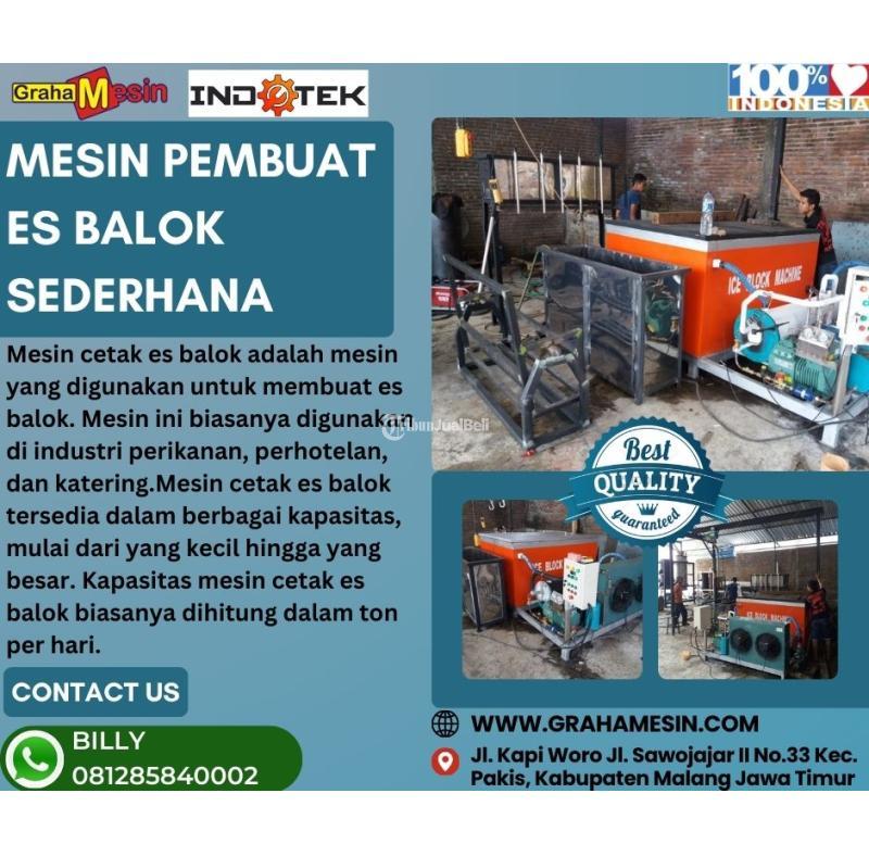 MESIN PEMBUAT ES BALOK SEDERHANA MALANG