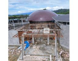 Pabrik Kubah Masjid dan Atap Bangunan Enamel Galvalum GRC Stainless Garansi