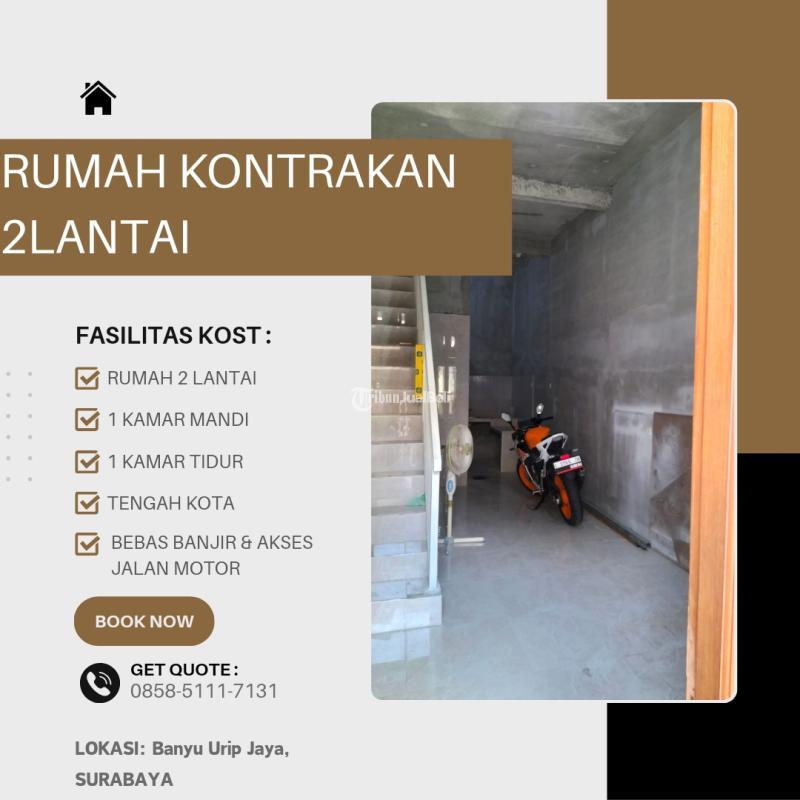 Rumah Dikontrakan 2 Lantai Tengah Kota Harga Nego - Surabaya Jawa Timur