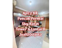 Apartemen Puncak Permai 2BR Furnished di Surabaya Barat Murah Dekat Pasar Modern Darmo Permai SCTV Citraland Kampus Unesa UWK Mall PTC Mayjend Sungkono