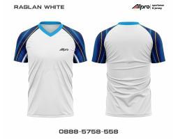 Kaos Jersey Allpro Seri Raglan White - Solo Jawa Tengah