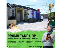 Jual Rumah Subsidi 2KT 1KM dengan Carport, Pemesanan Tanpa DP - Kota Bandar Lampung