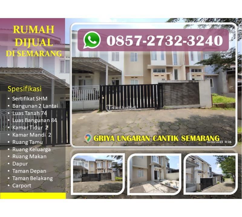 Dijual Rumah Murah 2 Lantai Dekat Terminal dan Alun-alun Ungaran LT74 LB84 3KT 2KM SHM - Semarang Jawa Tengah