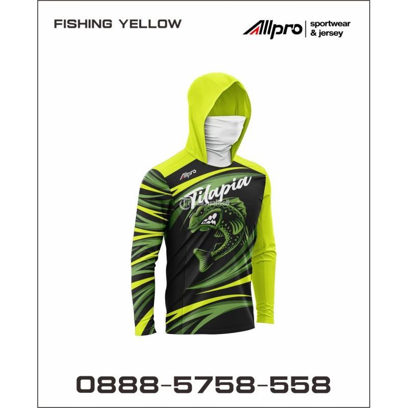Jersey Fishing Yellow Allpro Bahan Anti Bakteri Anti Bau - Solo Jawa Tengah