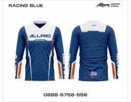 Jersey Racing Blue Allpro Bahan Berkualitas Anti Bau - Solo Jawa Tengah