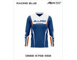 Jersey Racing Blue Allpro Bahan Berkualitas Anti Bau - Solo Jawa Tengah