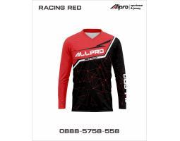Jersey Racing Red Allpro Bahan Anti Bakteri Anti Bau - Solo Jawa Tengah