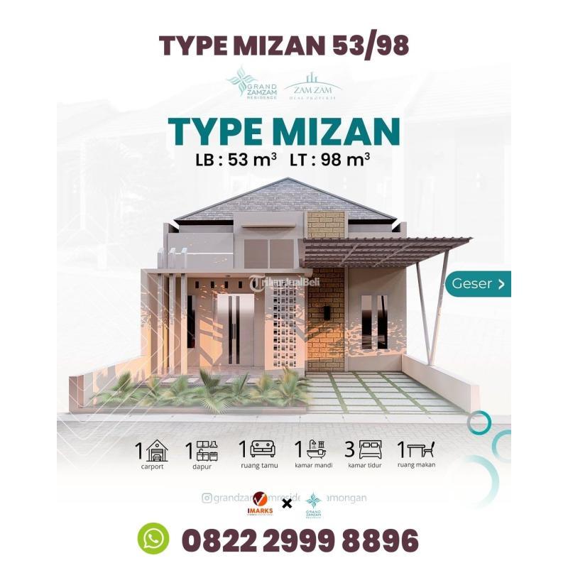 Hub. 0822 2999 8896, Rumah Subsidi Kredit KPR Terbaik Di Lamongan Zam Zam Property