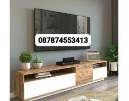 Meja TV Kayu Berkualitas Desain Elegan Murah - Jakarta Pusat
