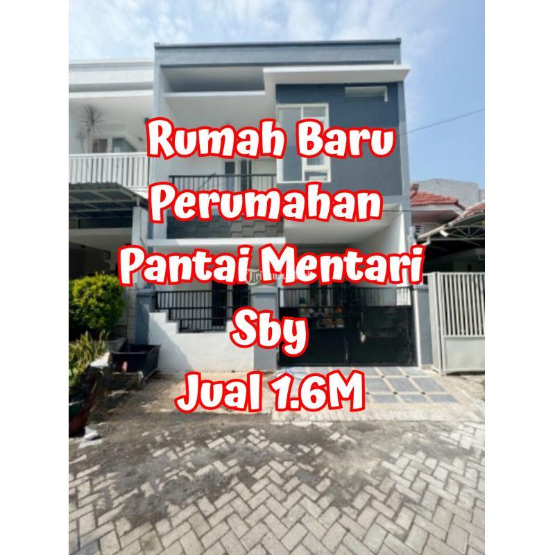 Jual Rumah 2 Lantai Baru Minimalis Perumahan Pantai Mentari dekat Babatan Pantai Pakuwon City Mulyosari Sutorejo Gading Pantai Raya Kenjeran - Surabaya Jawa Timur