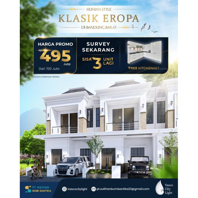 Dijual Rumah Premium dengan Gaya Eropa Modern di Cimahi - Bandung Barat Jawa Barat