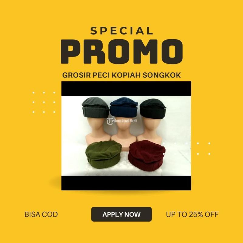 Grosir dan Ecer Peci Kopiah Tual Termurah - Tual Maluku