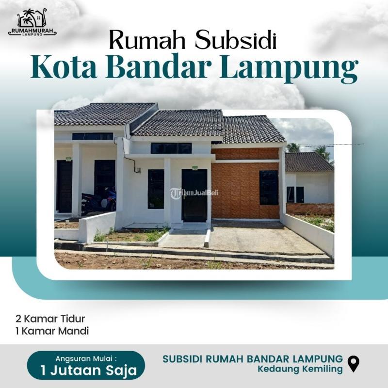 Jual Rumah Subsidi Tipe 36 Luas 72m2 2KT 1KM - Kota Bandar Lampung