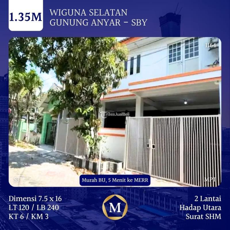 Rumah Wiguna Selatan LANGKA Rungkut Merr Purimas 2 Lantai SHM Nego