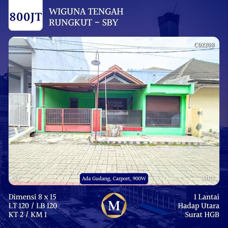 Rumah Wiguna Tengah Gununganyar Rungkut TERMURAH Medokan Siap Pakai