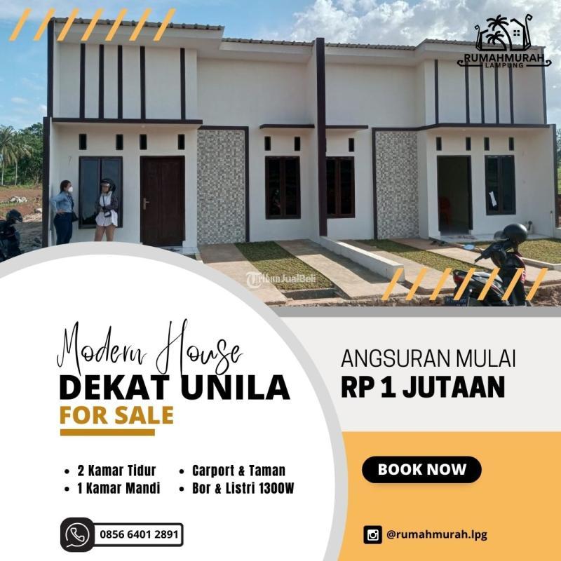 TERBATAS, Rumah Subsidi Rajabasa Pinggir Kota Bandar Lampung