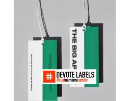 Label Kertas Hangtag Devote.labels - Gunung Kidul  Jogja