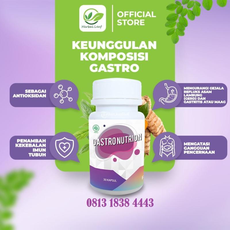 Gastro Nutrion Obat Asam Lambung Maag Herbal Original 30 Kapsul - Cimahi Jawa Barat